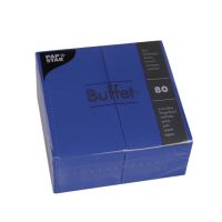 Servietten, dunkelblau 2-lagig 1/8-Falz 33 x 33 cm