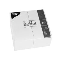 Servietten, weiss 2-lagig 1/8-Falz 33 x 33 cm