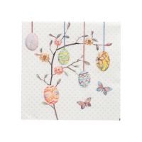 Servietten, 3-lagig 1/4-Falz 25 x 25 cm "Easter Branch"