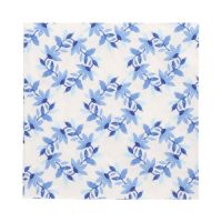 Servietten, 3-lagig 1/4-Falz 33 x 33 cm "Blue Wreaths"
