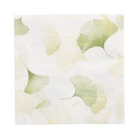 Servietten, 3-lagig 1/4-Falz 33 x 33 cm "Light Ginko"