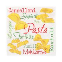 Servietten, 3-lagig 1/4-Falz 33 x 33 cm "Pasta"