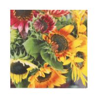 Servietten, 3-lagig 1/4-Falz 33 x 33 cm "Summer Bouquet"