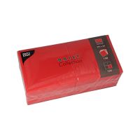 Servietten "DAILY Collection" 1/4-Falz 24 x 24 cm rot