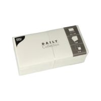 Servietten "DAILY Collection" 1/4-Falz 24 x 24 cm weiss