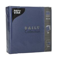 Servietten "DAILY Collection" 1/4-Falz 32 x 32 cm dunkelblau
