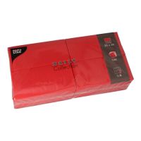 Servietten "DAILY Collection" 1/8-Falz 32 x 32 cm rot