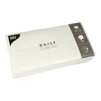 Servietten "DAILY Collection" 1/8-Falz 32 x 32 cm weiss