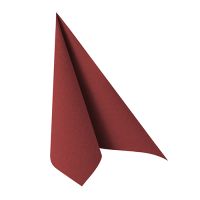 Servietten, bordeaux "ROYAL Collection" 1/4-Falz 33 x 33 cm