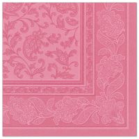 Servietten, "ROYAL Collection" 1/4-Falz 40 x 40 cm rosa "Ornaments"