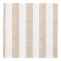 Servietten "ROYAL Collection" 1/4-Falz 40 cm x 40 cm sand "Lines"