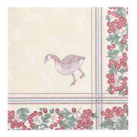 Servietten, "ROYAL Collection" 1/4-Falz 40 x 40 cm "Goose"