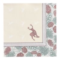 Servietten, "ROYAL Collection" 1/4-Falz 40 x 40 cm "Majestic Deer"