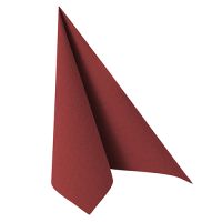 Servietten "ROYAL Collection" 1/4-Falz 40 x 40 cm bordeaux in Papierverpackung