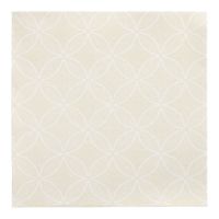 Servietten "ROYAL Collection" 1/4-Falz 40 x 40 cm champagner "Circle Flowers"