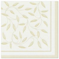 Servietten, "ROYAL Collection" 1/4-Falz 40 x 40 cm champagner "New Mediterran"