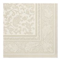 Servietten, "ROYAL Collection" 1/4-Falz 40 x 40 cm champagner "Ornaments"