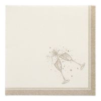 Servietten "ROYAL Collection" 1/4-Falz 40 x 40 cm gold "Festivities"