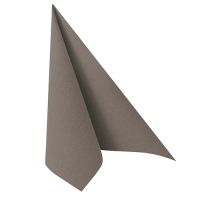 Servietten "ROYAL Collection" 1/4-Falz 40 x 40 cm grau in Papierverpackung