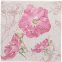 Servietten "ROYAL Collection" 1/4-Falz 40 x 40 cm lila "Blossom"