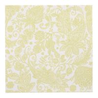 Servietten "ROYAL Collection" 1/4-Falz 40 x 40 cm limonengrün "Paisley"