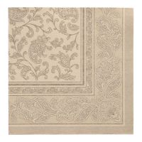 Servietten "ROYAL Collection" 1/4-Falz 40 x 40 cm sand "Ornaments"
