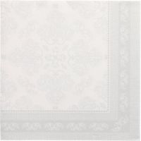 Servietten "ROYAL Collection" 1/4-Falz 40 x 40 cm weiss "Arabesque"