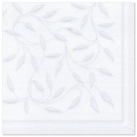 Servietten, "ROYAL Collection" 1/4-Falz 40 x 40 cm weiss "New Mediterran"