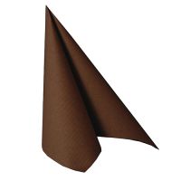 Servietten, braun "ROYAL Collection" 1/4-Falz 40 x 40 cm
