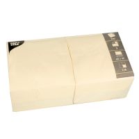 Servietten, creme 3-lagig 1/4-Falz 40 x 40 cm