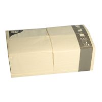 Servietten, creme 3-lagig 1/8-Falz 33 x 33 cm