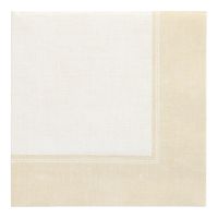 Servietten, creme, "ROYAL Collection", 1/4-Falz, 40 x 40 cm, "Linum"