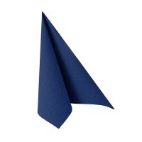 Servietten, dunkelblau "ROYAL Collection" 1/4-Falz 25 x 25 cm