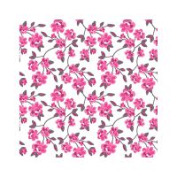 Servietten, 3-lagig 1/4-Falz 25 x 25 cm fuchsia "Milleflora"