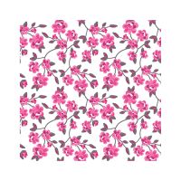 Servietten, fuchsia 3-lagig 1/4-Falz 25 x 25 cm "Milleflora"