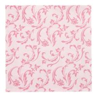 Servietten, fuchsia "ROYAL Collection" 1/4-Falz 40 x 40 cm "Damascato"