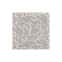 Servietten, grau "ROYAL Collection" 1/4-Falz 25 x 25 cm "Ornaments"