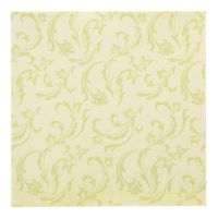 Servietten, limonengrün "ROYAL Collection" 1/4-Falz 40 x 40 cm "Damascato"