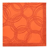 Servietten, nektarine "ROYAL Collection" 1/4-Falz 40 x 40 cm "Bubbles"
