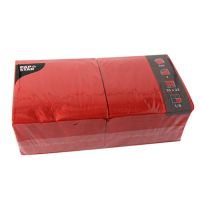 Servietten, rot 3-lagig 1/4-Falz 33 x 33 cm