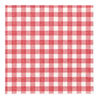 Servietten, rot "ROYAL Collection" 1/4-Falz 40 x 40 cm "Vichy Karo"