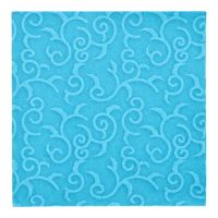 Servietten, türkis "ROYAL Collection" 1/4-Falz 40 x 40 cm "Casali"
