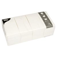 Servietten, weiss 2-lagig 1/8-Falz 33 x 33 cm, Buch-Falz