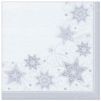 Servietten, weiss "ROYAL Collection" 1/4-Falz 40 x 40 cm "Just Stars"