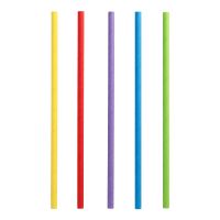 Shake-Halme aus Papier Ø 8 mm · 25 cm farbig sortiert