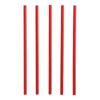 Shake-Halme aus Papier Ø 8 mm · 25 cm rot