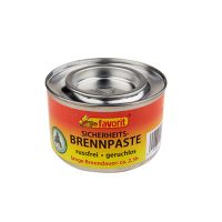 Sicherheits-Brennpaste 200 g, silber