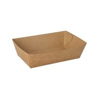 Pommes-Frites-Trays "pure" 10 x 15 cm braun