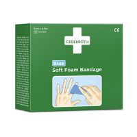 Soft Bandage "Cederroth",  4,5 m x 6 cm, blau
