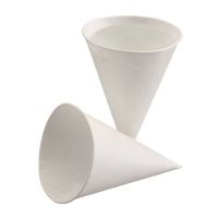 Spitzbecher aus Zuckerrohrpapier 120 ml 